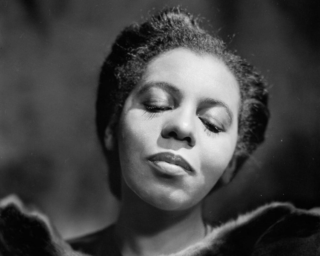 Portia White black & White image by Yousuf Karsh 